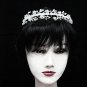 Wedding Silver Tiara;Fancy Headpiece;Fashion Dancer Opera Tiara;Bridal imperial#1195