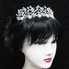Wedding Silver Tiara;Fancy Headpiece;Fashion Dancer Opera Tiara;Bridal imperial#1188