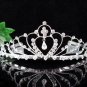 Silver Fancy Headpiece;Dancer Opera Tiara;Wedding Silver Tiara;Bridal imperial#960s