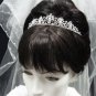 Elegance Wedding Silver imperial;Fancy Headpiece;Fashion Dancer Opera Tiara;Bridal imperial#399