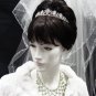 Elegance Wedding Silver imperial;Fancy Headpiece;Fashion Dancer Opera Tiara;Bridal imperial#399