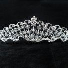 Elegance Wedding Silver Regal;Fancy Headpiece;Fashion Dancer Opera Tiara;Bridal imperial#580