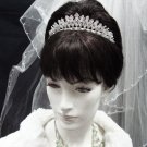 Elegance Wedding Silver Regal;Fancy Headpiece;Fashion Dancer Opera Tiara;Bridal imperial#1846