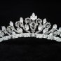 Elegance Wedding Silver Regal;Fancy Headpiece;Fashion Dancer Opera Tiara;Bridal imperial#1881