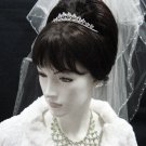 Elegance Wedding Silver Regal;Fancy Headpiece;Fashion Dancer Opera Tiara;Bridal imperial#2073
