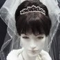 Elegance Wedding Silver Regal;Fancy Headpiece;Fashion Dancer Opera Tiara;Bridal imperial#2083