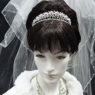 Elegance Wedding Silver Regal;Fancy Headpiece;Fashion Dancer Opera Tiara;Bridal imperial#2122