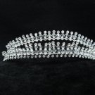 Elegance Wedding Silver Regal;Fancy Headpiece;Fashion Dancer Opera Tiara;Bridal imperial#2133