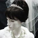 Elegance Wedding Silver Regal;Fancy Headpiece;Fashion Dancer Opera Tiara;Bridal imperial#2417