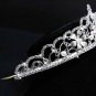Floral Wedding Silver Regal ;Elegance Headpiece;Fashion Dancer Opera Tiara;Bridal imperial#3457