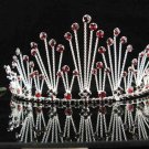 Floral Wedding Silver Regal ;Elegance Headpiece;Fashion Dancer Opera Tiara;Bridal imperial#2490R