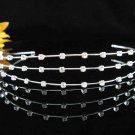 Wedding Silver Triple Headband ;Elegance Headpiece;Fashion Dancer Opera Tiara;Bridal imperial#947S