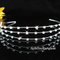 Wedding Silver Triple Headband ;Elegance Headpiece;Fashion Dancer Opera Tiara;Bridal imperial#947S