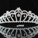 Elegance Wedding Silver Regal ;Gorgeous Headpiece;Fashion Dancer Opera Tiara;Bridal imperial#658