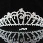 Elegance Wedding Silver Regal ;Gorgeous Headpiece;Fashion Dancer Opera Tiara;Bridal imperial#658