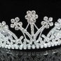 Elegance Wedding Silver Regal ;Gorgeous Headpiece;Fashion Dancer Opera Tiara;Bridal imperial#2581