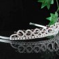 Gorgeous Headpiece;Elegance Wedding Silver Regal ;Fashion Dancer Opera Tiara;Bridal imperial#4124R