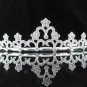 Fashion Dancer Opera Tiara;Gorgeous Headpiece;Elegance Wedding Silver Regal ;Bridal imperial#887