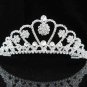 Fashion Dancer Opera Tiara;Gorgeous Headpiece;Elegance Wedding Silver Regal ;Bridal imperial#150