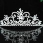 Fashion Dancer Opera Tiara;Gorgeous Headpiece;Elegance Wedding Silver Regal ;Bridal imperial#161
