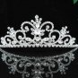 Fashion Dancer Opera Tiara;Gorgeous Headpiece;Elegance Wedding Silver Regal ;Bridal imperial#161