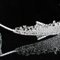 Gorgeous Headpiece;Fashion Dancer Opera Tiara;Elegance Wedding Silver Regal ;Bridal imperial#542