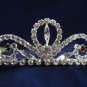 Gorgeous Headpiece;Fashion Dancer Opera Tiara;Elegance Wedding Silver Regal ;Bridal imperial#63s