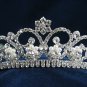 Gorgeous Headpiece;Fashion Dancer Opera Tiara;Elegance Wedding Silver Regal ;Bridal imperial#790
