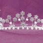 Bridal imperial;Gorgeous Headpiece;Fashion Dancer Opera Tiara;Elegance Wedding Silver Regal#702