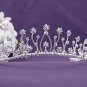 Bridal imperial;Gorgeous Headpiece;Fashion Dancer Opera Tiara;Elegance Wedding Silver Regal#1281