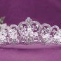Gorgeous Headpiece;Fashion Dancer Opera Tiara;Elegance Wedding Silver Regal ;Bridal imperial#1055