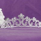 Bridal imperial;Gorgeous Headpiece;Fashion Dancer Opera Tiara;Elegance Wedding Silver Regal#1346