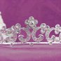 Bridal imperial;Gorgeous Headpiece;Fashion Dancer Opera Tiara;Elegance Wedding Silver Regal#1346