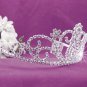 Gorgeous Headpiece;Bridal imperial;Fashion Dancer Opera Tiara;Elegance Wedding Silver Regal#8720