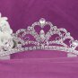 Gorgeous Headpiece;Bridal imperial;Fashion Dancer Opera Tiara;Elegance Wedding Silver Regal#8760