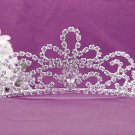 Gorgeous Headpiece;Bridal imperial;Fashion Dancer Opera Tiara;Elegance Wedding Silver Regal#9313