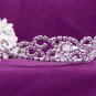 Gorgeous Headpiece;Bridal imperial;Fashion Dancer Opera Tiara;Elegance Wedding Silver Regal#9313