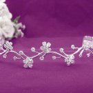 Fashion Dancer Opera Tiara;Fancy Headband;Bridal imperial;Elegance Wedding Silver Regal#241