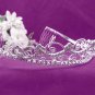 Fashion Dancer Opera Tiara;Fancy Headband;Bridal imperial;Elegance Wedding Silver Regal#1475