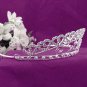 Fashion Dancer Opera Tiara;Fancy Headband;Bridal imperial;Elegance Wedding Silver Regal#1506