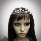Silver Elegance Wedding Regal;Fashion Dancer Opera Tiara;Fancy Headpiece;Bridal imperial#784
