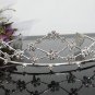 Silver Elegance Wedding Regal;Fashion Dancer Opera Tiara;Fancy Headpiece;Bridal imperial#784