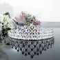 Fashion Dancer Opera Tiara;Silver Elegance Wedding Regal;Fancy Headpiece;Bridal imperial#280