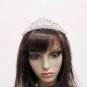 Fashion Dancer Opera Tiara;Silver Elegance Wedding Regal;Fancy Headpiece;Bridal imperial#294