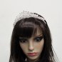 Fashion Dancer Opera Tiara;Silver Elegance Wedding Regal;Fancy Headpiece;Bridal imperial#294