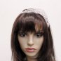 Fashion Dancer Opera Tiara;Silver Elegance Wedding Regal;Fancy Headpiece;Bridal imperial#298