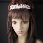 Fashion Dancer Opera Tiara;Silver Elegance Wedding Regal;Fancy Headpiece;Bridal imperial#PN298