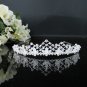 Fancy Headpiece;Fashion Dancer Opera Tiara;Silver Elegance Wedding Regal;Bridal imperial#1880