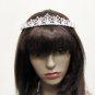 Fancy Headpiece;Fashion Dancer Opera Tiara;Silver Elegance Wedding Regal;Bridal imperial#1880