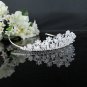 Bridal imperial;Fancy Headpiece;Fashion Dancer Opera Tiara;Silver Elegance Wedding Regal#1882